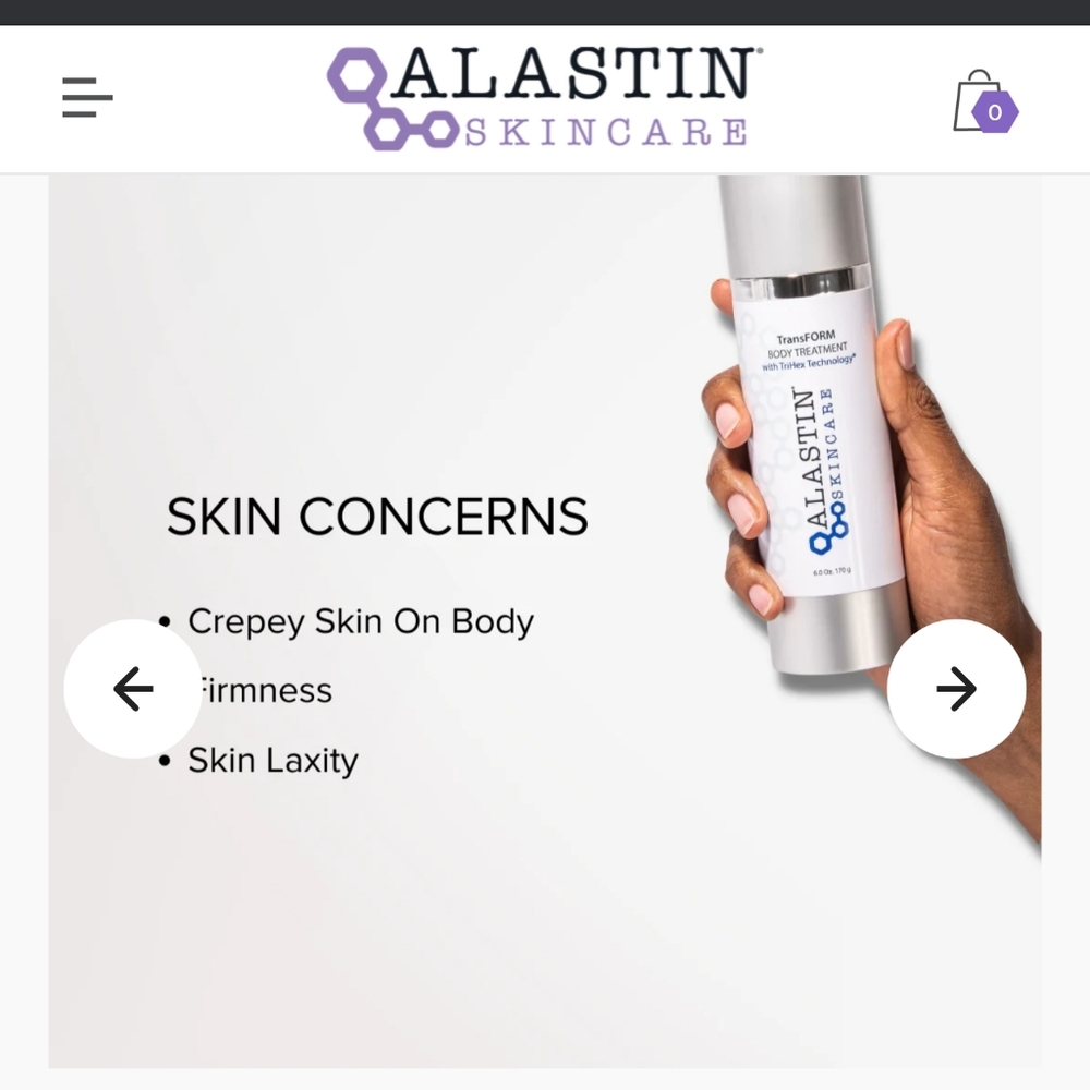 Transform body treatment skin anywhere